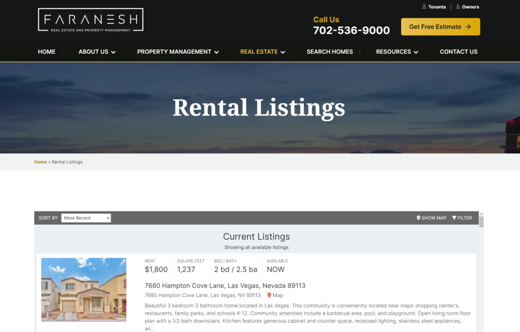 Rental Property Requirements in Las Vegas