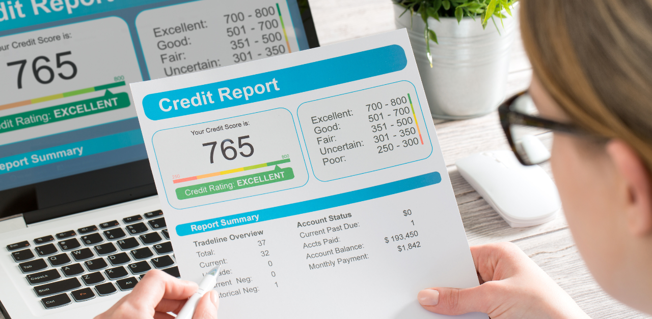 Credit Report with Excellent Rating